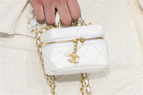 chanel yellow vanity bag|chanel vanity bag vintage.